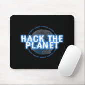 CYBER HACK DEN PLANET-Computer, defcon, hack, hack Mousepad (Mit Mouse)