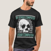 Cyber Hacker Computer Security Experte Cybersecuri T-Shirt (Vorderseite)