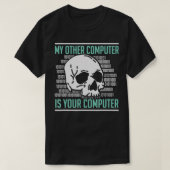 Cyber Hacker Computer Security Experte Cybersecuri T-Shirt (Design vorne)