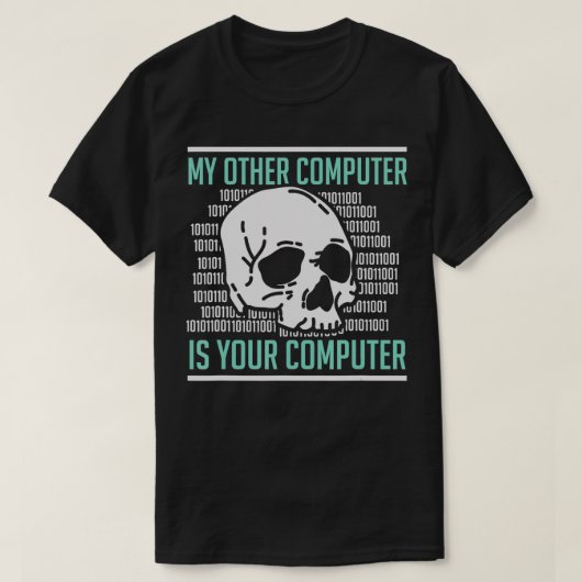 Cyber Hacker Computer Security Experte Cybersecuri T-Shirt (Design vorne)