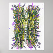 Cyber-Hacker-Graffiti Poster (Vorne)