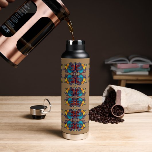 Cyber Heart Trinkflasche (Kaffee)