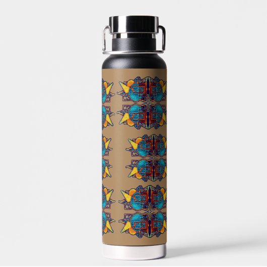 Cyber Heart Trinkflasche (Rückseite)