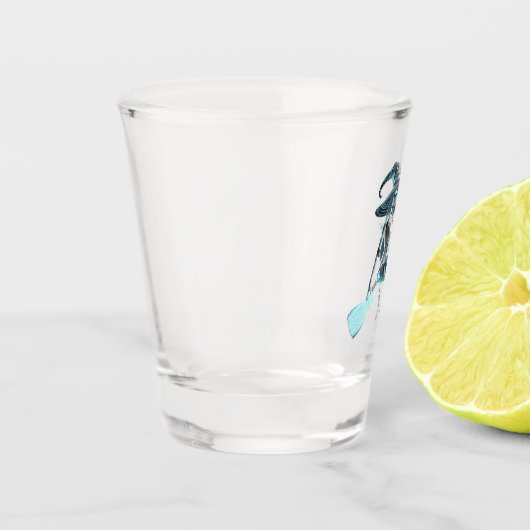 Cyber-Hexe: Tech Magic Schnapsglas (Links)