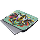 Cyber-Hotdish - Ken Gage Fine Art Laptopschutzhülle (Vorne Knopf)