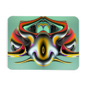 Cyber-Hotdish - Ken Gage Fine Art Magnet (Horizontal)