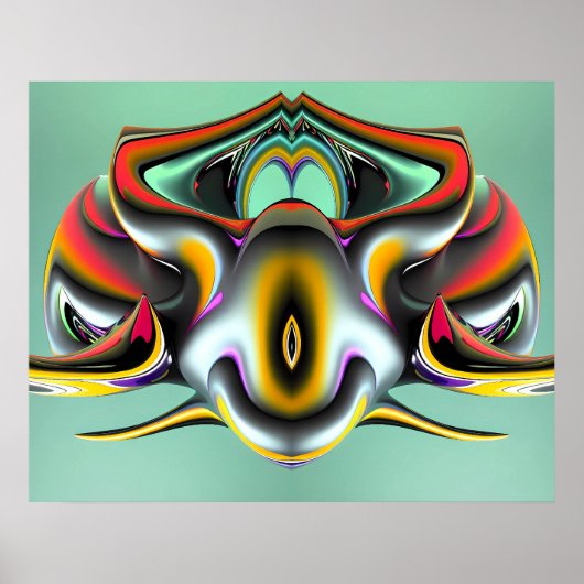 Cyber-Hotdish - Ken Gage Fine Art Poster (Vorne)