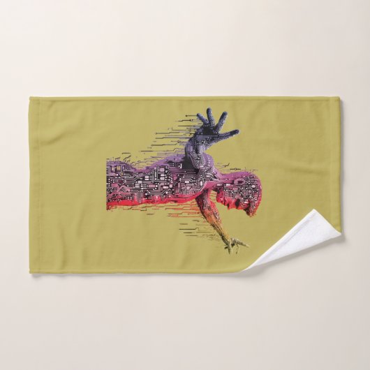 Cyber Human Badhandtuch Set (Handtuch)