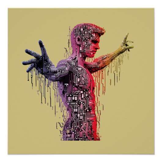 Cyber Human Poster (Vorderseite)