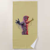 Cyber Human Strandtuch (Vorderseite)