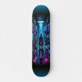 "Cyber-Infiltrator: Hackerlüftung Skateboard (Vorne)