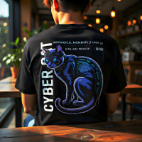 Cyber-Katze Futuristisches Tech-Design für Katzenl