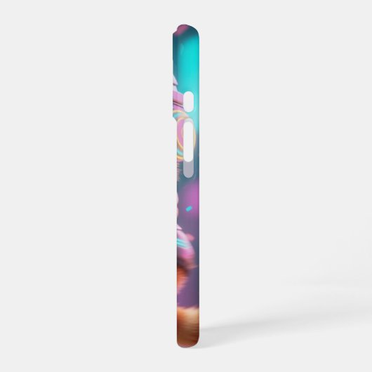 Cyber Kawaii Cat Phone Case iPhone 16 Hülle (Linke Seite)