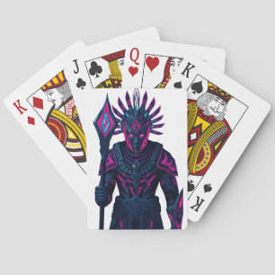 Cyber-Krieger-Poker-Karte Spielkarten