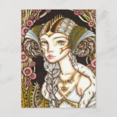 Cyber Lady Postkarte (Vorderseite)