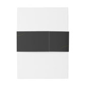 Cyber Lime Jet Black Basic Suite Hochzeit Einladungsbanderole (Rückseitenbeispiel)