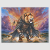 Cyber Lion of the Wastelands Seidenpapier (Vorderseite)