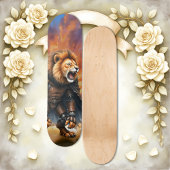 Cyber Lion of the Wastelands  Skateboard