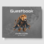 Cyber-Löwe der Ödlande Gästebuch (Vorderseite)