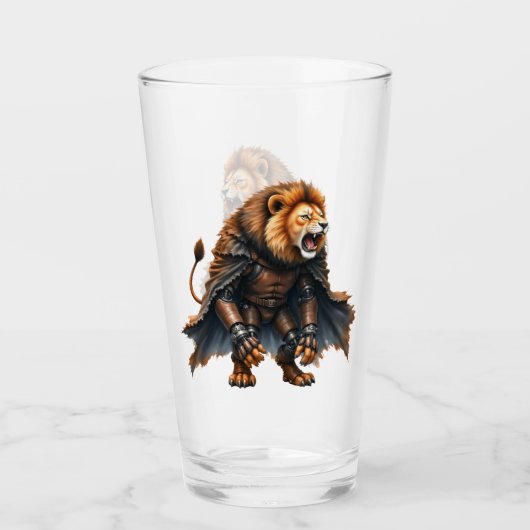 Cyber-Löwe der Ödlande Glas (Vorderseite)