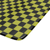 Cyber lyme checkerboard pattern schneidebrett (Ecke)