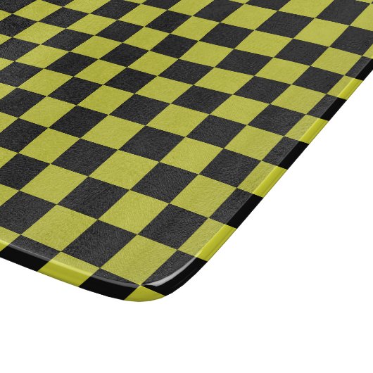 Cyber lyme checkerboard pattern schneidebrett (Ecke)