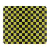 Cyber lyme checkerboard pattern schneidebrett (Vorderseite)