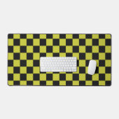 Cyber lyme checkerboard pattern schreibtischunterlage (Tastatur & Maus)