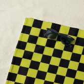 Cyber lyme checkerboard pattern strandtuch (Beispiel)
