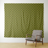 Cyber lyme checkerboard pattern wandteppich (Beispiel (Horizontal))