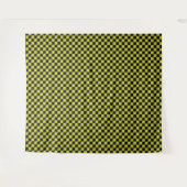 Cyber lyme checkerboard pattern wandteppich (Vorderseite (Horizontal))