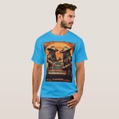 Cyber Maestro DJ Design T - Shirt (Vorne ganz)