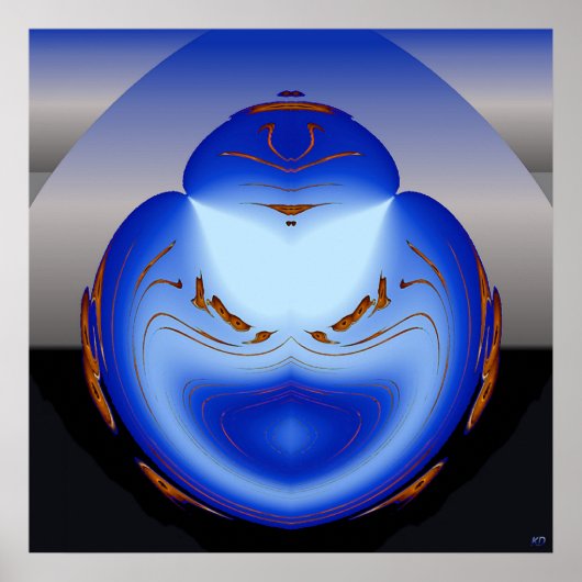 Cyber-Mann-Plakat Poster (Vorne)