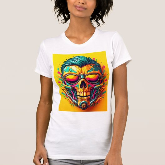 Cyber-Masken T-Shirt (Vorderseite)