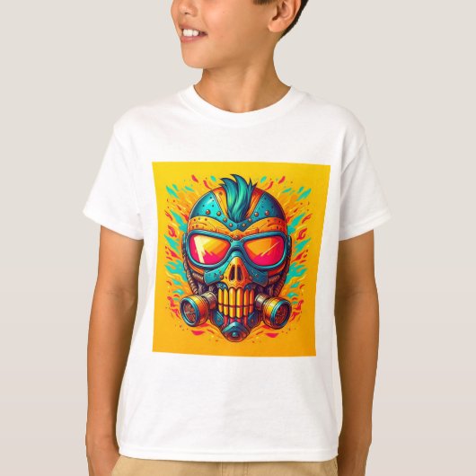 Cyber-Masken T-Shirt (Vorderseite)