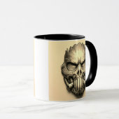 Cyber-Masken Tasse (VorderseiteRechts)