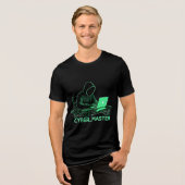 Cyber Master T-Shirt Tri-Blend Shirt (Vorderseite voll)