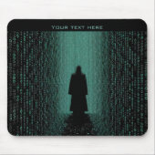 Cyber Matrix Corridor – Digital Realm Mousepad (Vorne)
