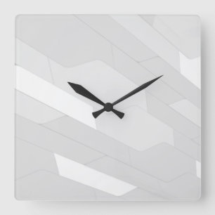 Cyber‑Mauer Quadratische Wanduhr