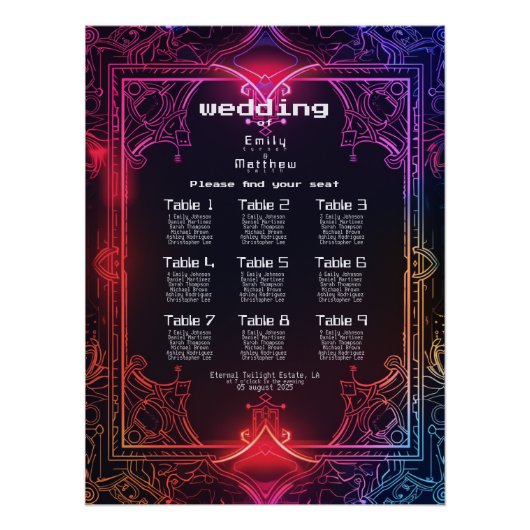 Cyber-Mittelalterliche Fusionshochzeit Poster (Vorderseite)