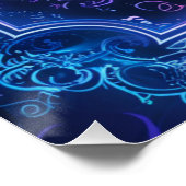 Cyber-Mittelalterliche Fusionshochzeit Poster (Ecke)