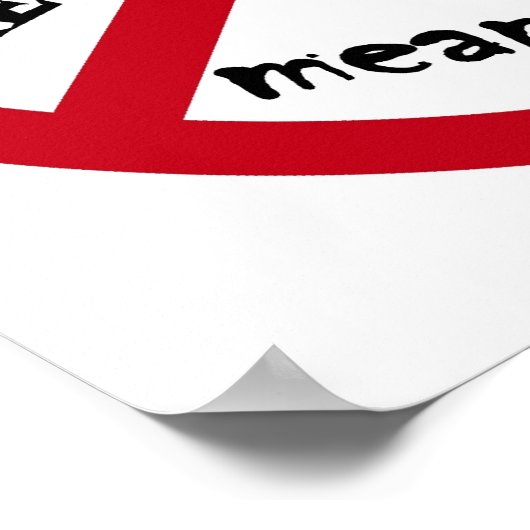 Cyber-Mobbing stoppen Poster (Ecke)