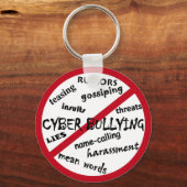 Cyber-Mobbing stoppen Schlüsselanhänger (Vorderseite)