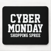 Cyber Monday Shopping-Tour benutzerdefinierte Maus Mousepad (Vorne)