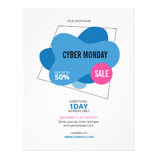 Cyber Montag Flyer