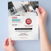 Cyber Montag Flyer (Hand)