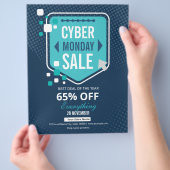 Cyber-Montag-Flyer Flyer (Hand)