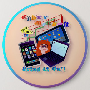 Cyber Montag-Holen es an! Knöpfe Button