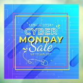 Cyber Montag individualisieren Prozentsatz des Ver Fensteraufkleber (Blatt 3)