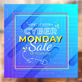 Cyber Montag individualisieren Prozentsatz des Ver Fensteraufkleber (Blatt 2)